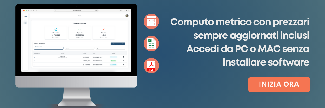 prezzario regionale computo metrico