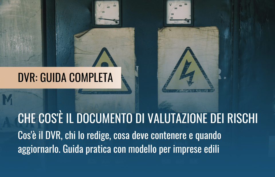 documento di valutazione dei rischi modello esempio come compilare